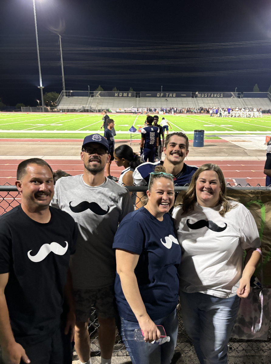 Toby and his stacheingly supportive family